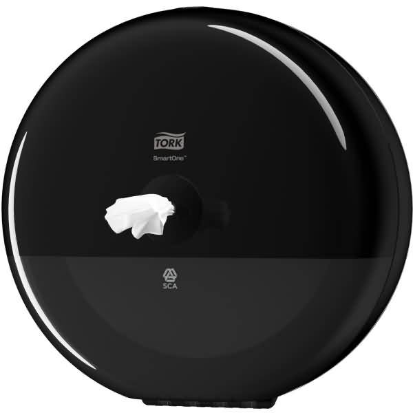 Toilettenpapierspender SmartOne T8 Kunststoff schwarz-1