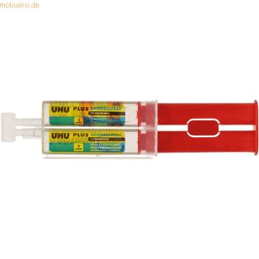 2-Komponenten-Epoxidhartkleber plus schnellfest Doppelkammerspritze 27g-1