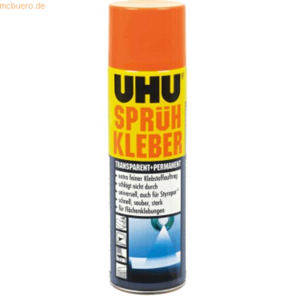 Sprühkleber permanent transparent Dose 500ml