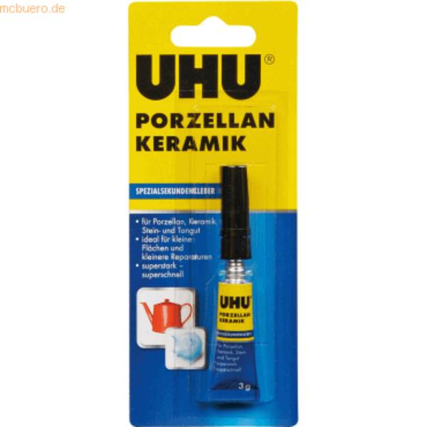 Sekundenkleber Porzellan + Keramik Tube 3g