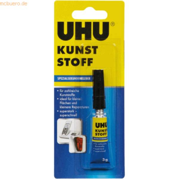 Sekundenkleber Kunststoff Tube 3g