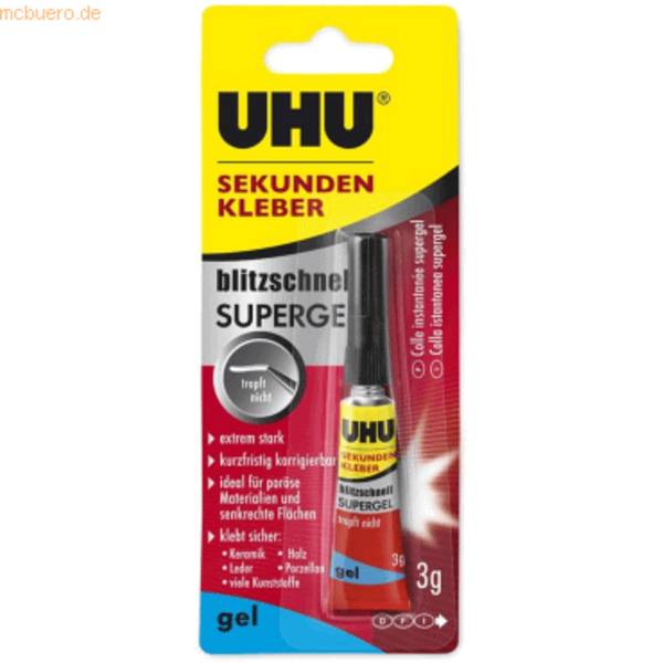 Sekundenkleber blitzschnell Supergel Tube 3g