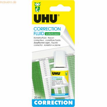 Korrekturfluid Correction Fluid auf Wasserbasis 20 ml weiß-0