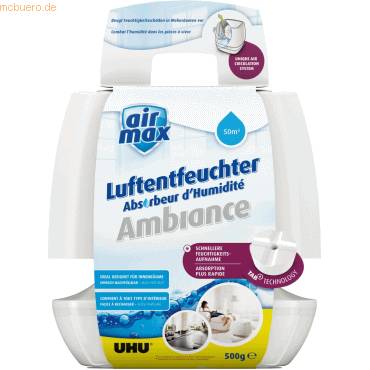 Luftentfeuchter Airmax Ambiance 500g weiß-0