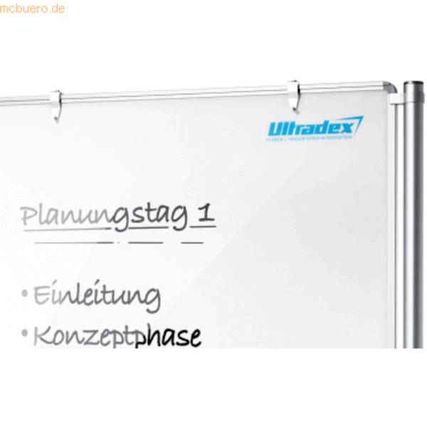 Flipchart-Blockhalter für Aluminium-Rahmen