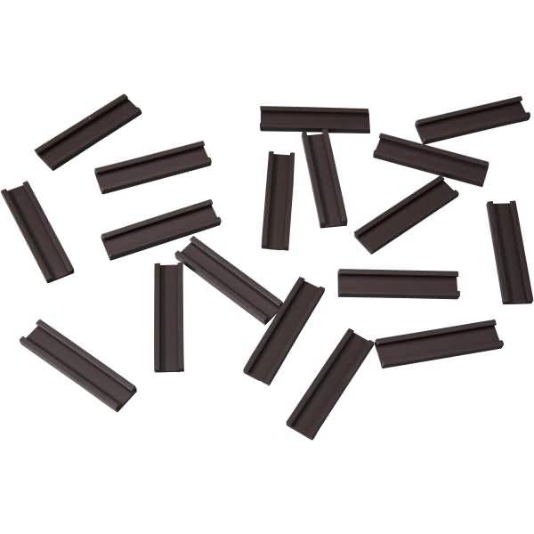 Einsteckschiene magnetisch 40x9,5mm VE=18 Stück braun-0