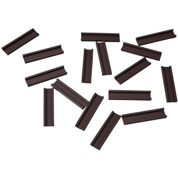 Einsteckschiene magnetisch 50x9,5mm VE=16 Stück braun-0