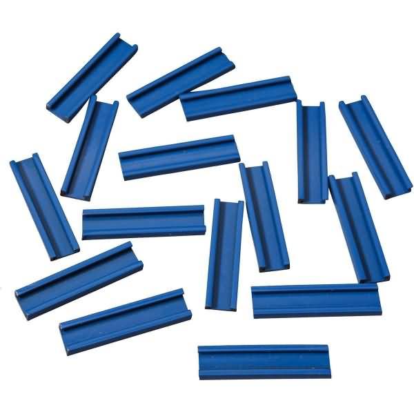 Einsteckschiene magnetisch 50x9,5mm VE=16 Stück blau-0