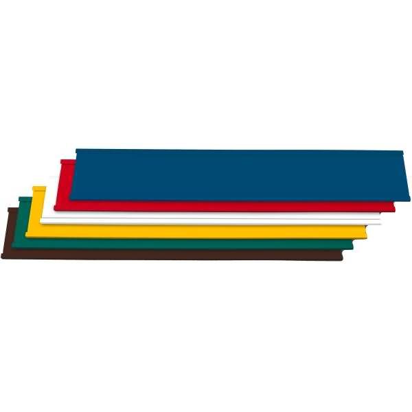 Einsteckschiene magnetisch 210x34mm braun VE=1 Stück-1