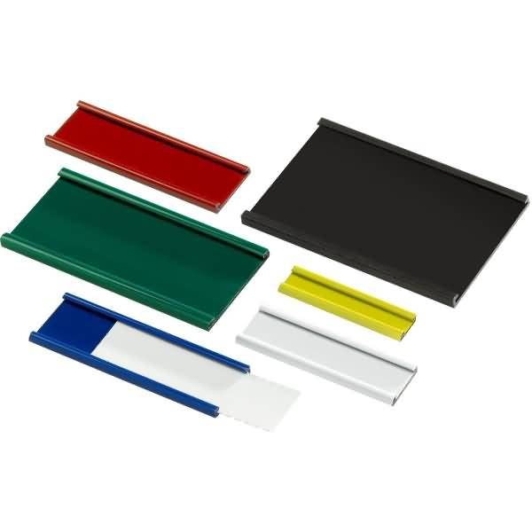 Einsteckschiene magnetisch 210x34mm weiß VE=1 Stück-1