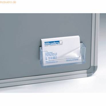 Visitenkartenhalter magnetisch B93x37x17mm transparent