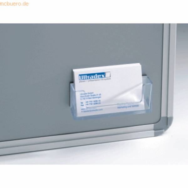 Visitenkartenhalter magnetisch B93x37x17mm transparent