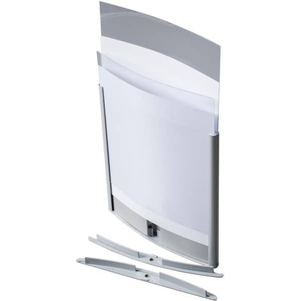 Türschild Serie Color 178x122mm Aluminium gewölbt silber-1