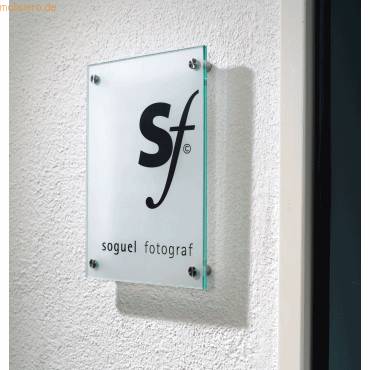 Wegweiser Serie Skyline 297x420mm A3 2x4mm ES-Glas klar-0