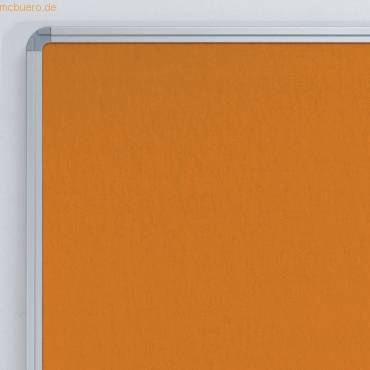 Stellwandtafel beidseitig Filz B1400xH600xT22mm orange-0