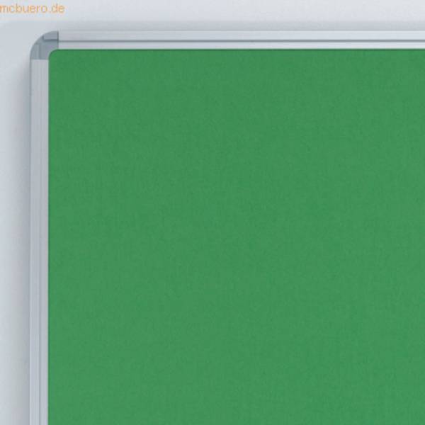 Stellwandtafel Pinntafel/Whiteboard B2000xH1200xT22mm grün/weiß