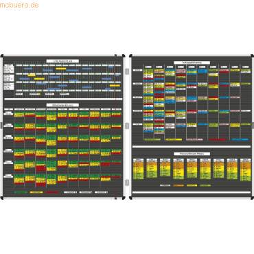 Doppeltafel Planrecord 2x BxH 860x770mm 2x61 Steckbahnen-1