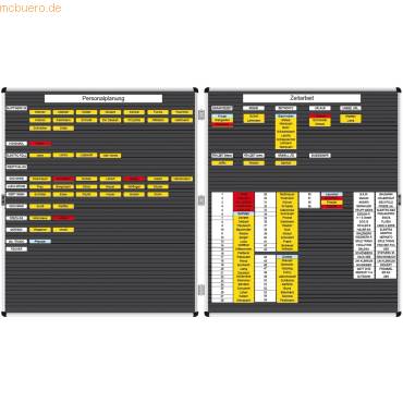 Doppeltafel Planrecord 2xB1020xH1120mm mit 2x93 Steckbahnen-0