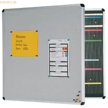 Doppeltafel Planrecord 2xB1020xH1120mm mit 2x93 Steckbahnen-1