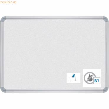 Stellwandtafel beidseitig Filz B1800xH1200xT22mm grau-0