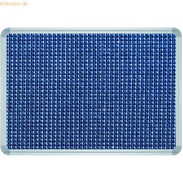Stellwandtafel exclusiv Textil B1200xH1800xT22mm blau-0