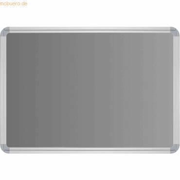 Stellwandtafel Whiteboard beidseitig Emaille B1800xH1200xT22mm anthrazit-0