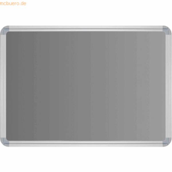 Stellwandtafel Whiteboard beidseitig Emaille B1800xH1200xT22mm anthrazit