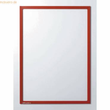 Infotasche magnetisch für DIN A3 435x312mm VE=1 Stück rot-0