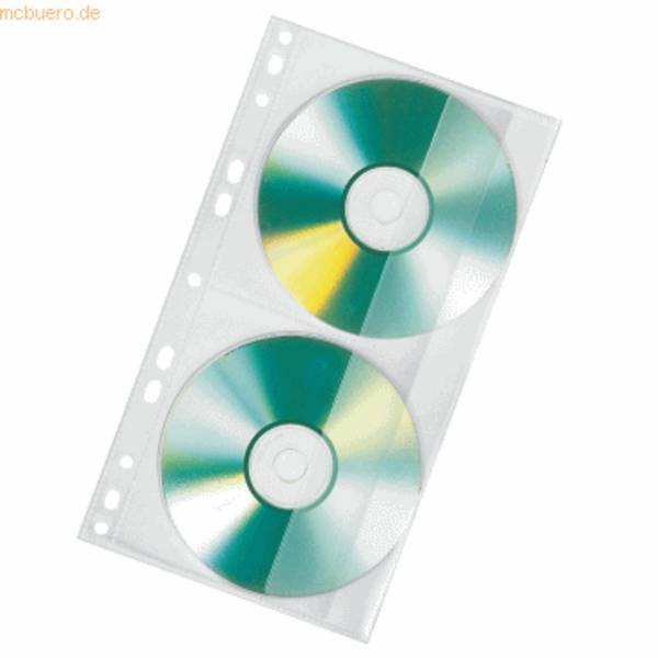 CD Doppelhüllen zum Abheften transparent