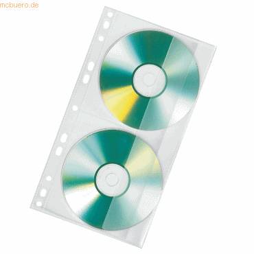 CD Doppelhüllen zum Abheften transparent-0