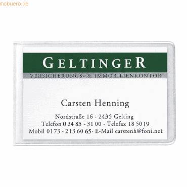 Visitenkartentaschen Velocoll selbstklebend 56x90mm-0