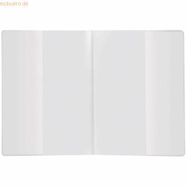 Doppelhülle A5 seidenmatt transparent-0