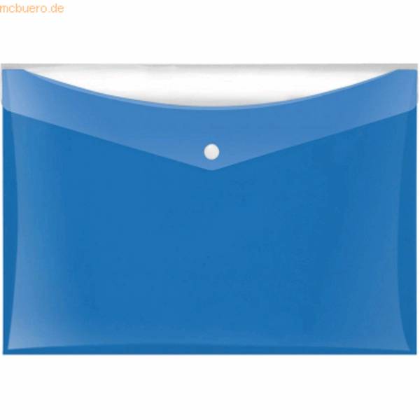Sammeltaschen A4 blau mit zusätzlicher Tasche