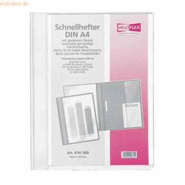 Schnellhefter Veloform A4 weiß