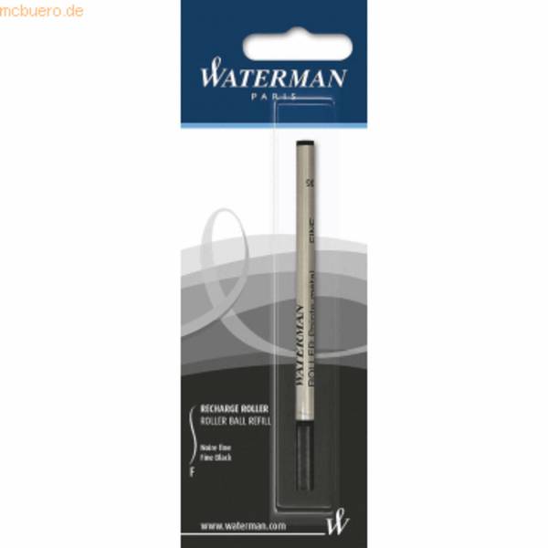 Waterman 1964019, Stick pen, Schwarz, Grau, Beidhändig, Tinte auf Wasserbasis, 1 Stück(e)