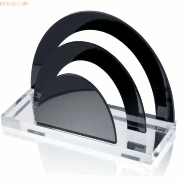 WEDO Acryl Briefständer 2 Fächer, Exclusiv gk.sw