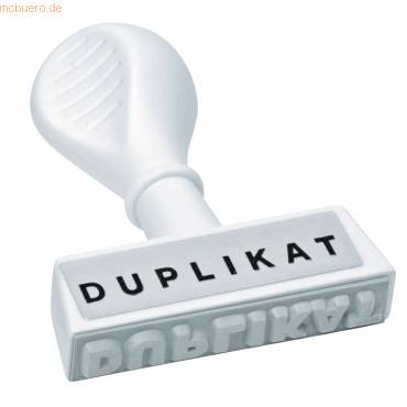 WEDO Stempel Text Duplikat, Lagertext 4,5cm Breite ws