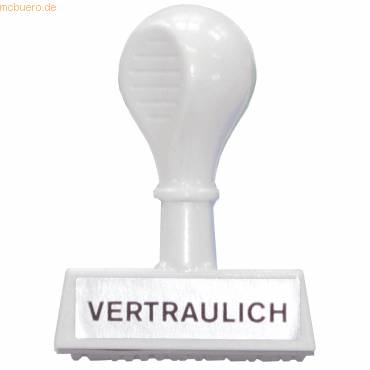 WEDO Stempel Text Vertraulich, Lagertext 4,5cm Breite ws-0