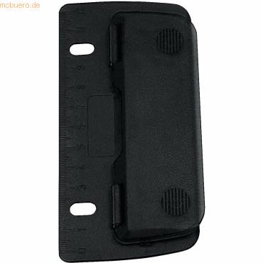 Taschenlocher 8cm Kunststoff schwarz