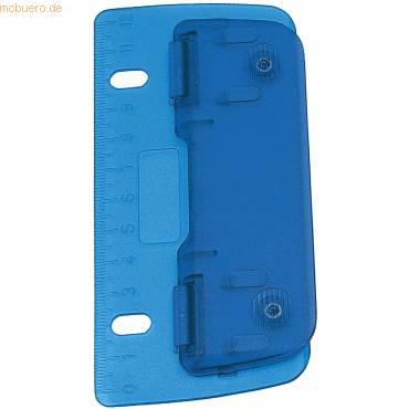 Taschenlocher 8cm Kunststoff blau-0