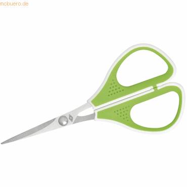 Silhouettenschere Comfortline Edelstahl 11,4 cm spitz apfelgrün-0