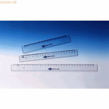 WEDO Lineal, 300 mm, aus Kunststoff, transparent-0