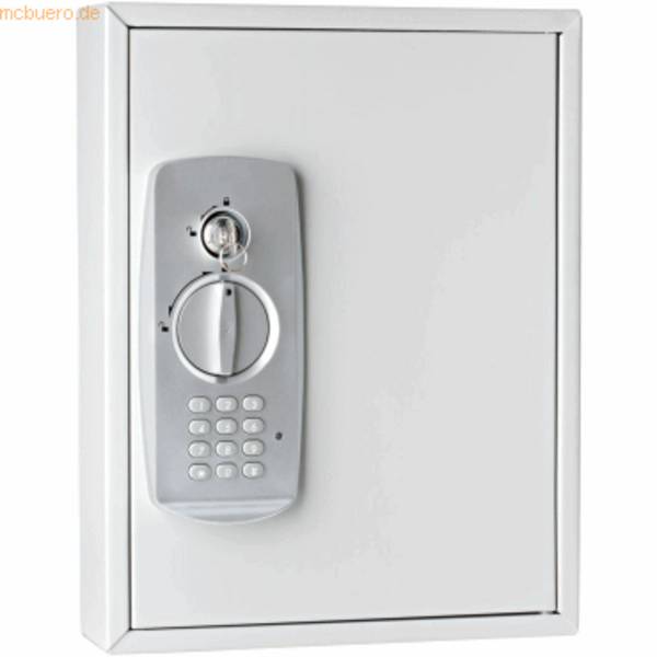 Schlüsselschrank 21 Schlüssel mit Zahlencode + 2 Schlüssel lichtgrau
