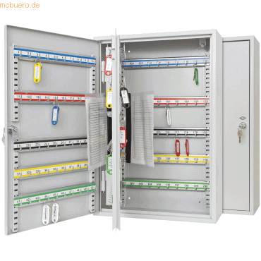 Schlüsselschrank 200 Schlüssel 38,0x14,0x55,0cm lichtgrau-1