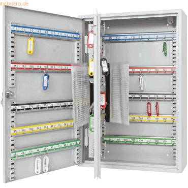 Schlüsselschrank 200 Schlüssel 38,0x14,0x55,0cm lichtgrau-2