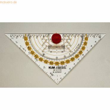 Geometrie-Dreieck CIRCLET 160mm transparent-0