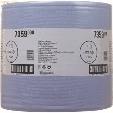 Wischtücher Wypall L30 Ultra 3-lagig 38x35cm Großrolle blau-0