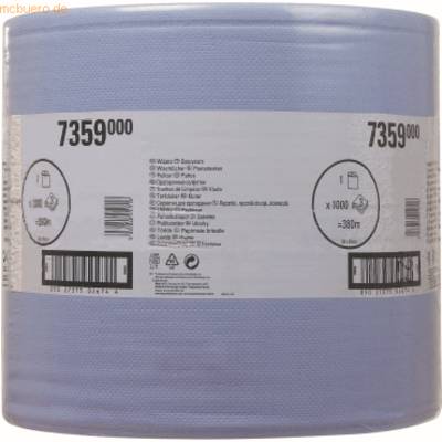 Wischtücher Wypall L30 Ultra 3-lagig 38x35cm Großrolle blau-0