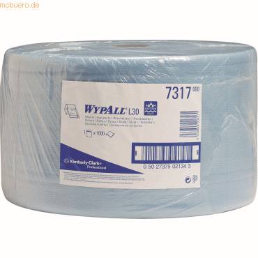 Wischtücher Wypall L20 Extra+ 2-lagig 38x23,5cm Großrolle blau