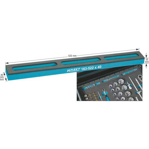 Hazet 163-522X50 Schaumstoffeinlage